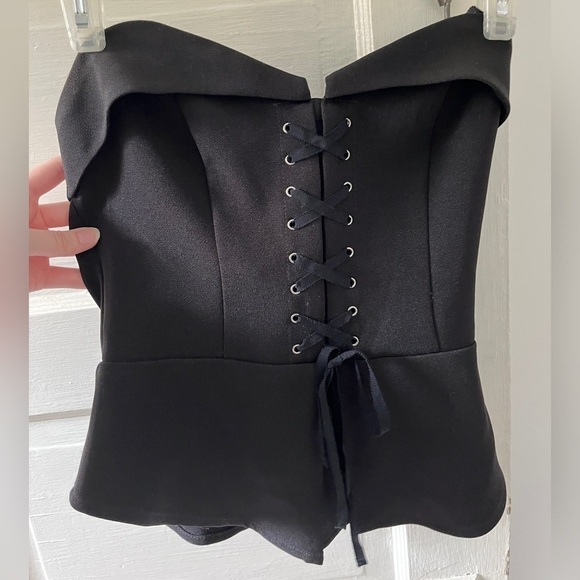 express black corset style tanktop with bow size 0 - Picture 7 of 7